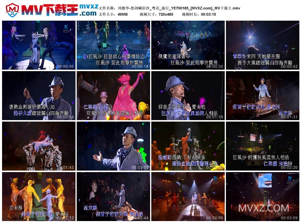 刘德华-怒剑啸狂沙_粤语_流行_YE700185